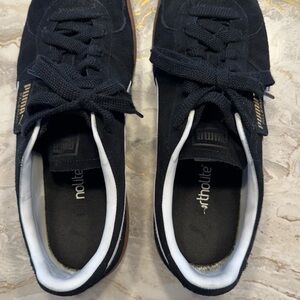 Puma Palermo Black and White Men's Sneakers